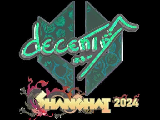 Sticker | decenty (Holo) | Shanghai 2024