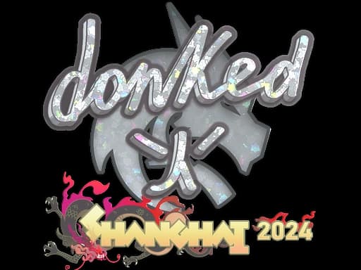 Sticker | donk (Glitter) | Shanghai 2024