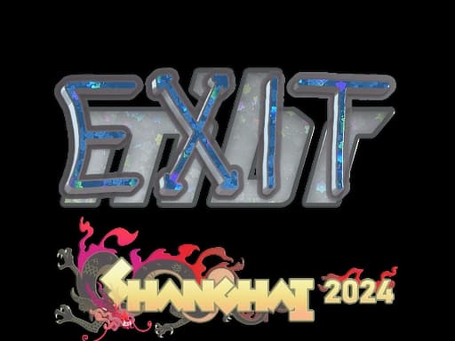 Sticker | exit (Glitter) | Shanghai 2024