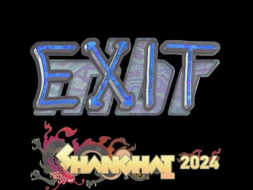 Sticker | exit (Holo) | Shanghai 2024