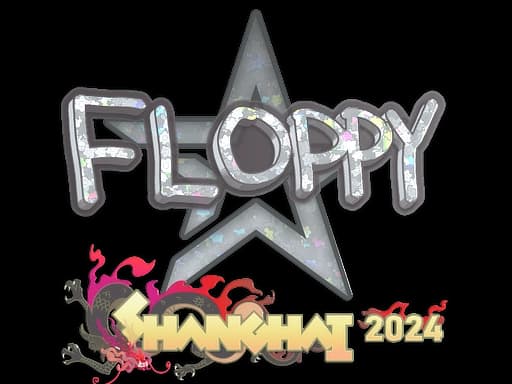 Sticker | floppy (Glitter) | Shanghai 2024