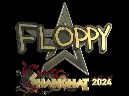 Sticker | floppy (Gold) | Shanghai 2024