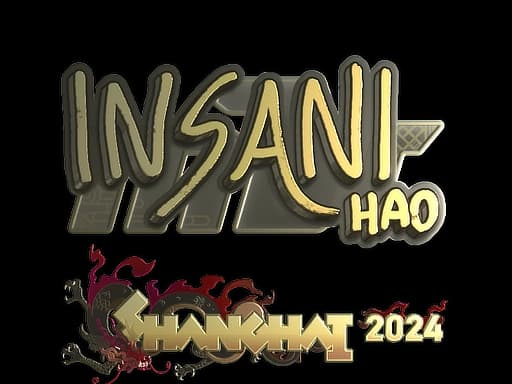 Sticker | insani (Gold) | Shanghai 2024