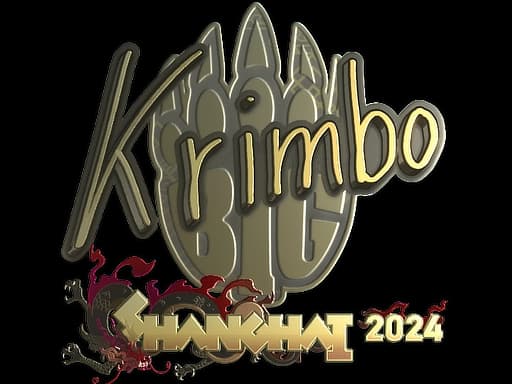 Sticker | Krimbo (Gold) | Shanghai 2024