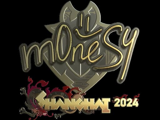 Sticker | m0NESY (Gold) | Shanghai 2024