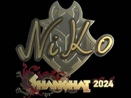 Sticker | NiKo (Gold) | Shanghai 2024