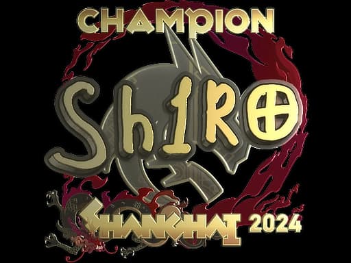 Sticker | sh1ro (Gold, Champion) | Shanghai 2024