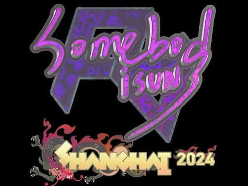 Sticker | somebody (Holo) | Shanghai 2024