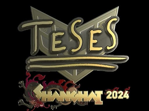 Sticker | TeSeS (Gold) | Shanghai 2024