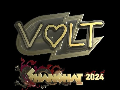 Sticker | volt (Gold) | Shanghai 2024