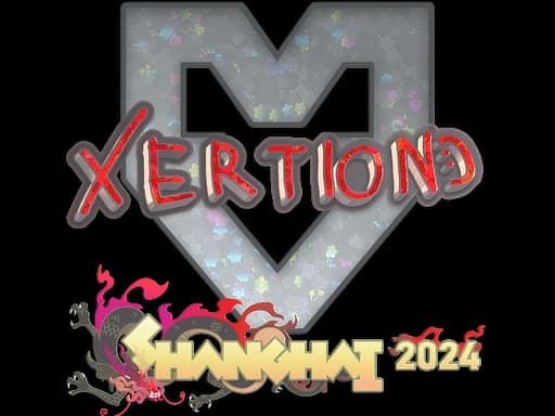 Sticker | xertioN (Glitter) | Shanghai 2024