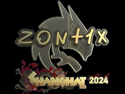 Sticker | zont1x (Gold) | Shanghai 2024