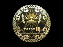 Sticker | Dust II (Gold)